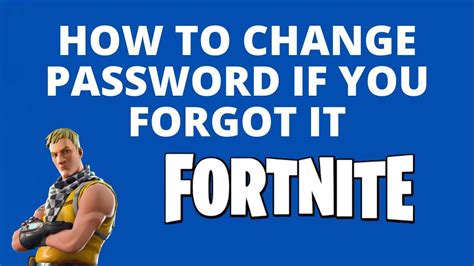 How To Change Your Fortnite Password If You Forgot It YouTube