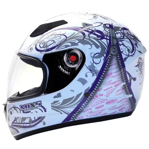 Capacete Feminino Moto Mixs Fokker Racing Girls Mercadolivre