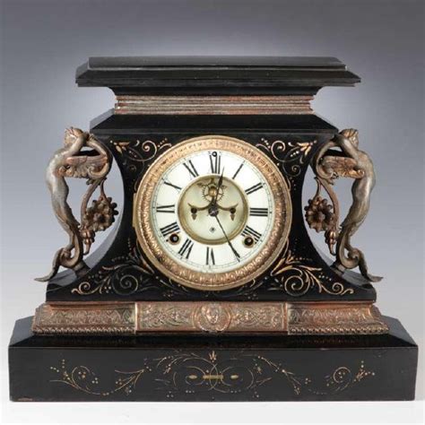 Ansonia Rosalind Iron Mantle Clock Clockpricescom