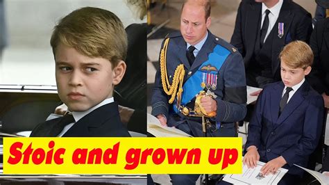 Prince George Looks Stoic And Grown Up As He Walks In Procession With