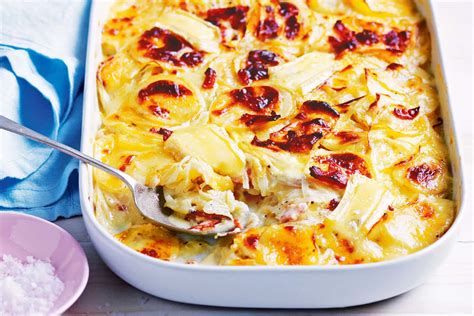 How to make Brie Thyme And Bacon Dauphinoise Potato Recipe