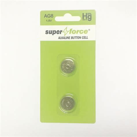 LR1120 AG8 Alkaline Button Cells LR1120 AG8 BP2 Superforce China