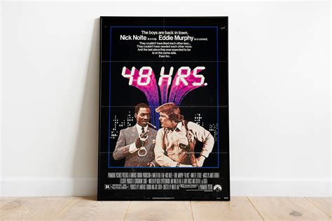 48 Hours - Movie Poster Art Print | Movie poster art, Pop art print ...