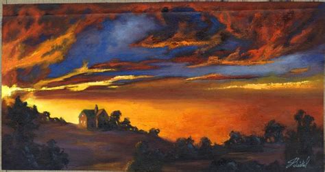 "Oklahoma Skies" Oil Painting 12x24 | Painting, Oil painting, Sky