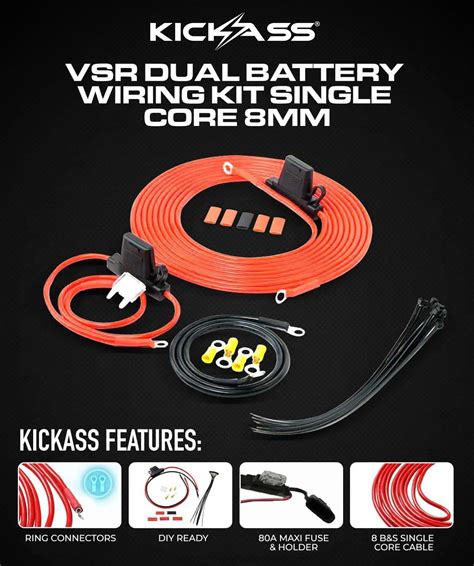KickAss VSR Dual Battery Wiring Kit