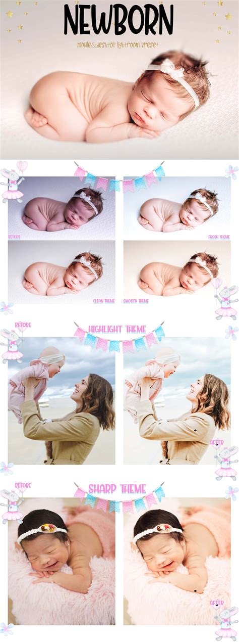 10 Newborn Mobile Desktop Lightroom Presets Baby Skin LR Etsy