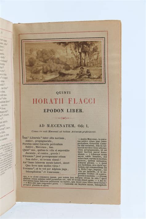 Horace Opera Cum Novo Commentario Ad Modum Joannis Bond First