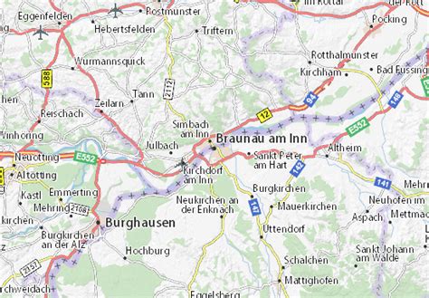 MICHELIN Braunau am Inn map - ViaMichelin