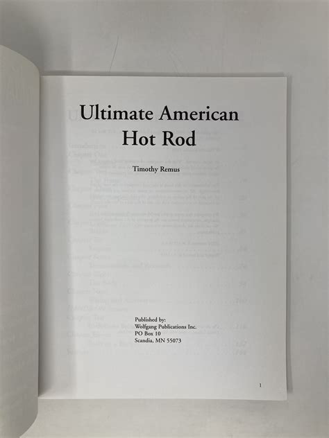 How To Build The Ultimate America Hot Rod By Timothy Remus PB Etsy