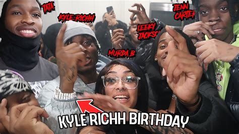 Crashing A Nyc Drill Rappers Birthday Party Ft Kyle Richh Jenn Carter