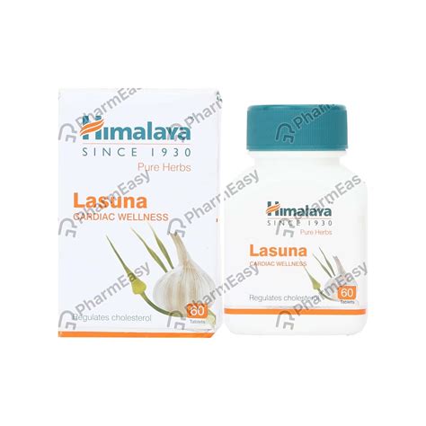 Buy Himalaya Lasuna Tablets 60 S Online At Flat 18 Off Pharmeasy