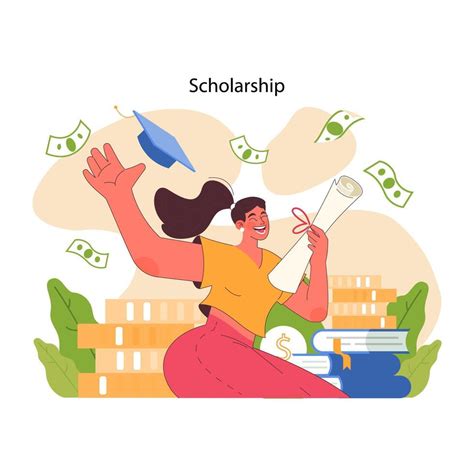 Scholarship Concept Flat Vector Illustration 41172970 Vector Art At