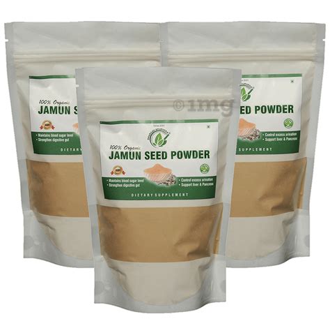 Dr Bhargavs Jamun Seed Powder 100gm Each Buy Combo Pack Of 3 0