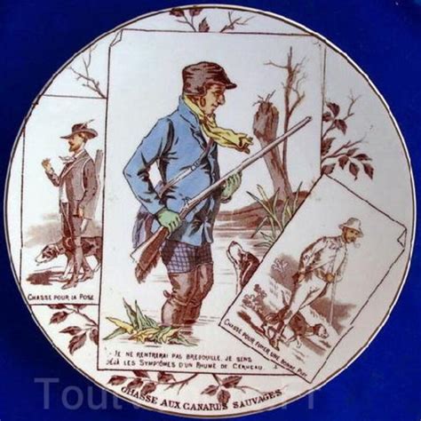 Assiette S Rie Chasseurs Sarreguemines Chasse Canards Voyenne