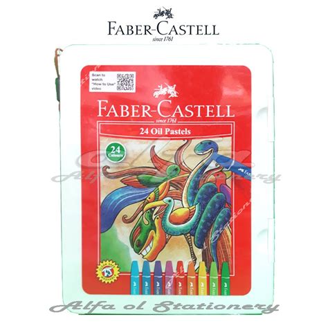 Jual Crayon Colours Faber Castell Hexagonal Oil Pastels C Colour