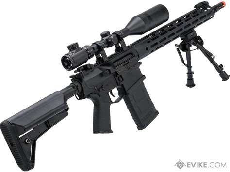 CYMA Platinum SR 25 QBS Airsoft AEG Designated Marksman Rifle Model