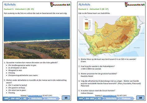 Graad 5 Sosiale Wetenskappe Geografie En Geskiedenis Kwartaal 2 Sw