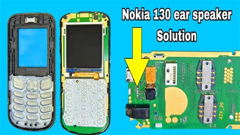 Nokia Ta 1017 Ear Speaker Jumper Nokia 130 Ear Speaker Problem Jumper