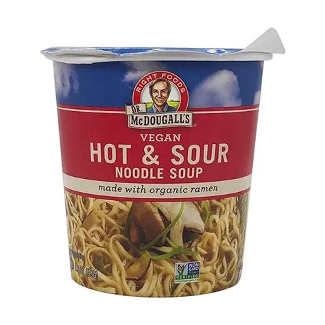 Dr Mcdougall S Vegan Hot And Sour Noodle Soup Each At Whole Foods