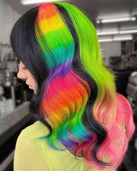 82 Photos Of Rainbow Hair Ideas To Consider For 2024 Rainbow Hair