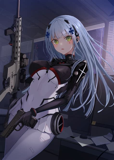 Hk416 And Hk416 Girls Frontline Drawn By Shumeia Danbooru