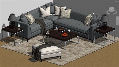 Sofa For Revit D Model Rfa Free D