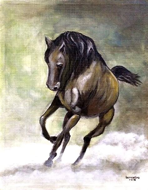 Galloping Horse Painting at PaintingValley.com | Explore collection of ...