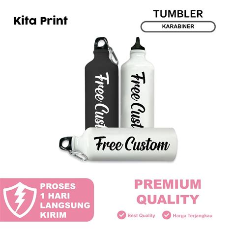 Jual Tumbler Custom Sport Carabiner Botol Minum Carabiner Stainless