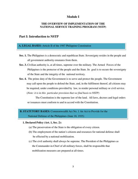 Solution Common Module Nstp Law Studypool