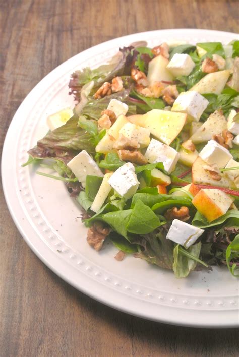 Salade Met Brie Walnoten En Appel Lekker En Simpel