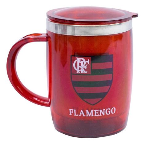 Caneca T Rmica Tampa Ml Flamengo Madeiramadeira