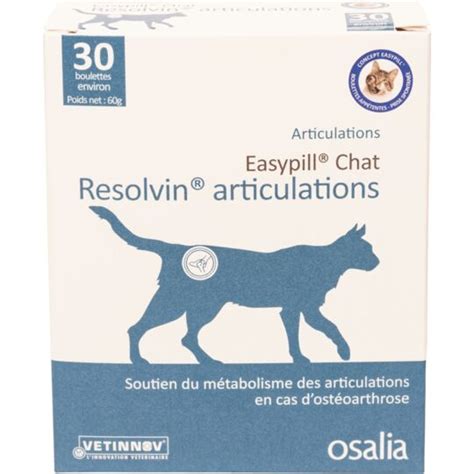 Easypill Resolvin Articulation Chat 30 Boulettes à Prix Carrefour