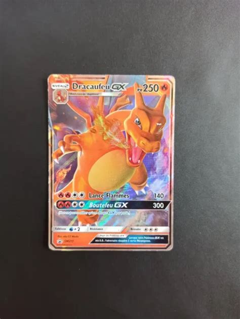 CARTE POKÉMON DRACAUFEU GX SM211 Promo Soleil et Lune FR EUR 8 90