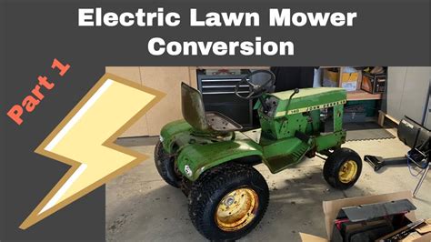 John Deere 140 Electric Conversion Part1 Youtube