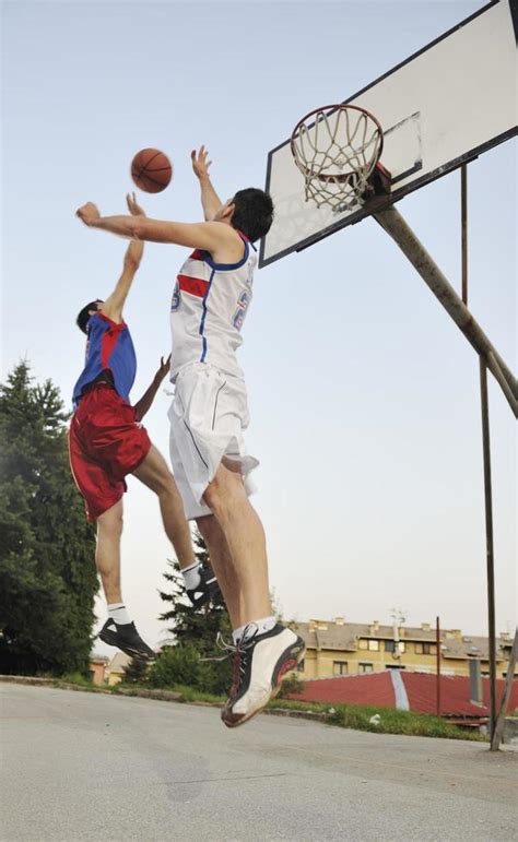 streetball game at early morning 12653566 Stock Photo at Vecteezy