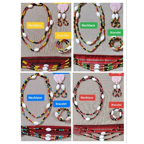 Ethnic Igorot Accessories For Adult Headband Necklace Bracelet And