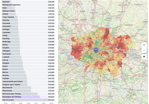 London Mean Household Income - All about House prices - House Price