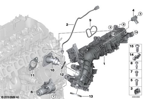 Genuine Bmw G G G Intake Manifold Agr With Flap Cont