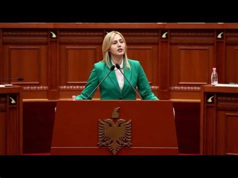 Ina Zhupa fjalim në Kuvendin e Shqipërisë për interpelancën e kërkuar