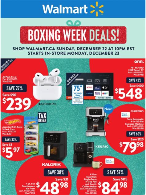 Walmart Canada Boxing Day Canada