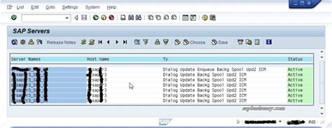 How To Check Sap Application Servers And Work Process Sap Basis Easy