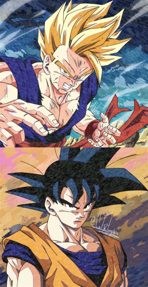 Gohan Super Saiyan Y Goku By Cat Destroyer Dragon Ball Z Dragon Ball