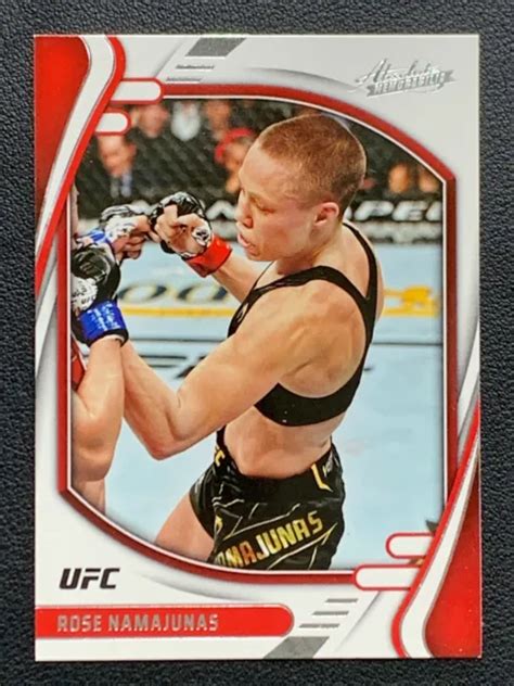 ROSE NAMAJUNAS 123 Chronicles Absolute UFC 2022 Panini EUR 1 01