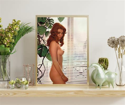 Sexy Redhead Print Vintage Nude Erotic Photo Sexy Poster Redhead