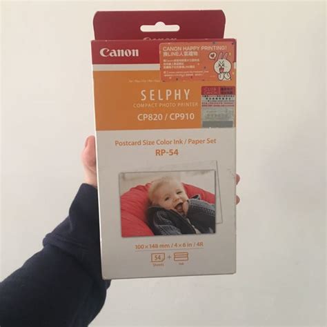 Canon Rp 54 Postcard Size Color Ink Paper Set 電腦＆科技 打印機及影印機 Carousell