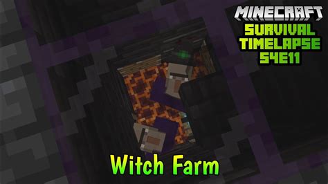 Witch Farmgunpowder Farm Fieldycraft Season 4 11 Minecraft