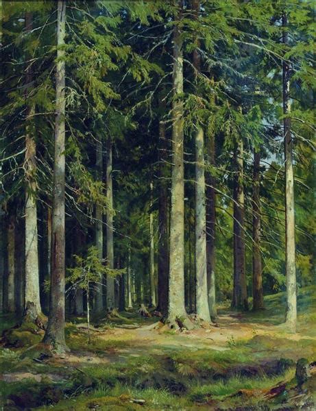 Fir forest, 1891 - Ivan Shishkin - WikiArt.org