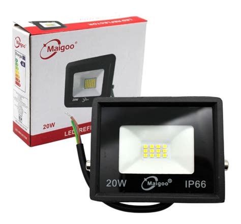 Reflector Led Slim W Ip Ultra Delgado Luz Blanca T