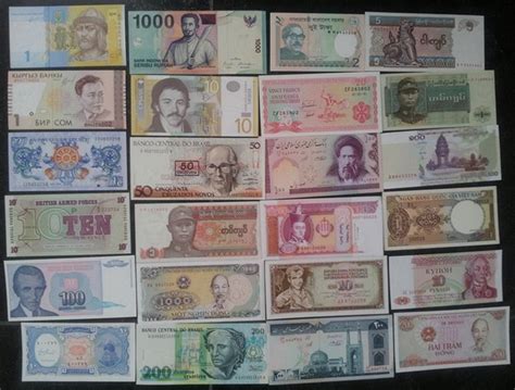 World Banknotes 100 Different Notes From All Across The Catawiki