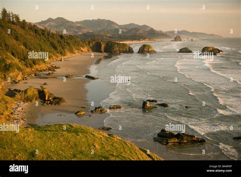 Crescent Beach Ecola State Park Cannon Beach In Distance Oregon